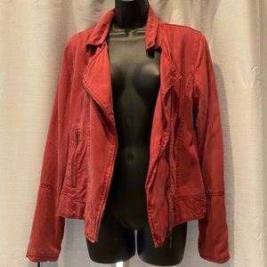 Burgundy jacket